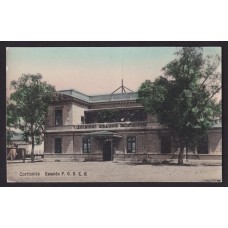 CORRIENTES ANTIGUA TARJETA POSTAL ESTACION DEL FERROCARRIL FCNEA